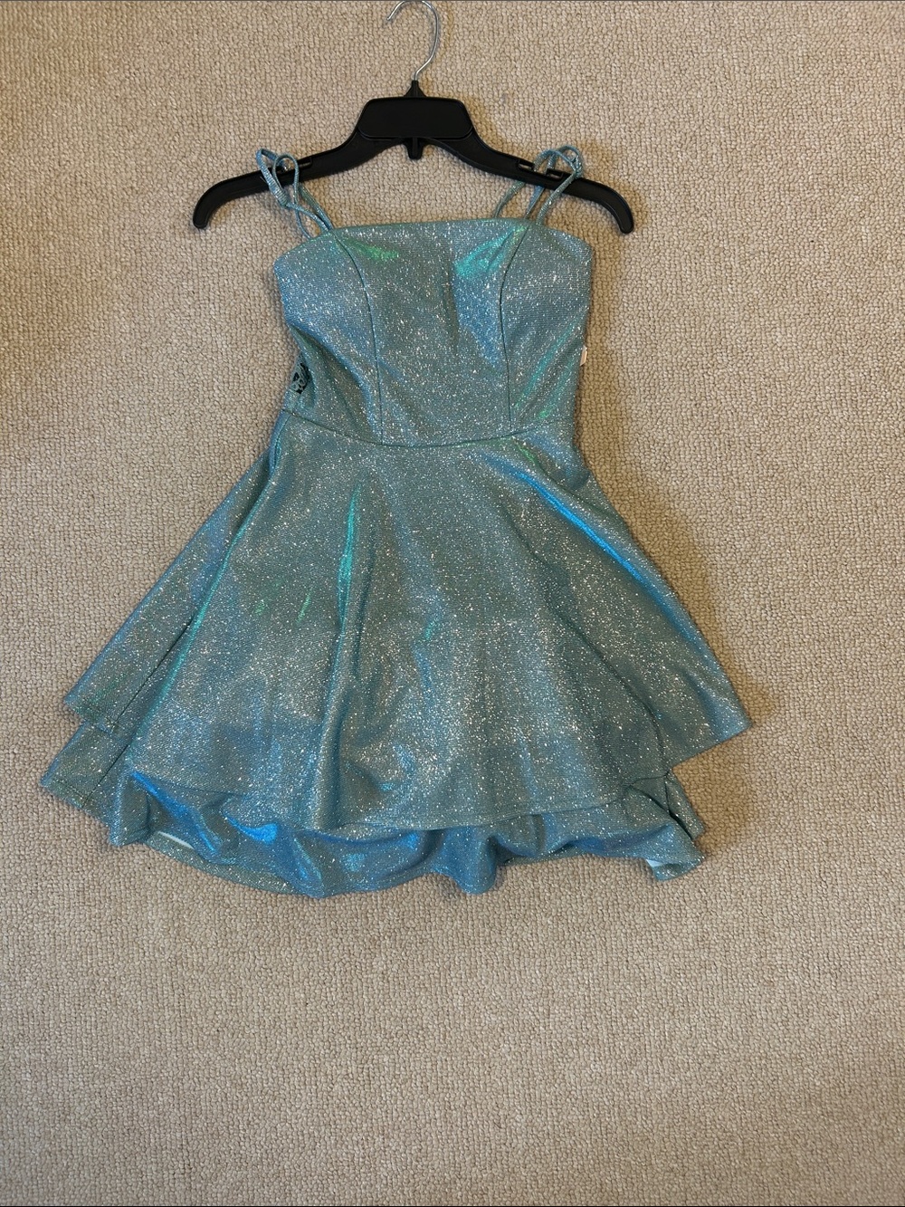 NWT City Studio Blue/Silver Dress Size 0